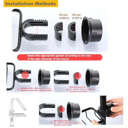 Sink Organizer Rack (Black / Left)