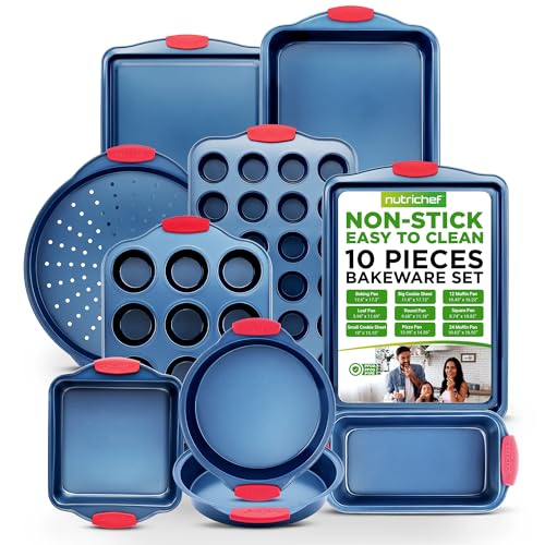 10 Piece Nonstick Bakeware Set (10-Piece Set)