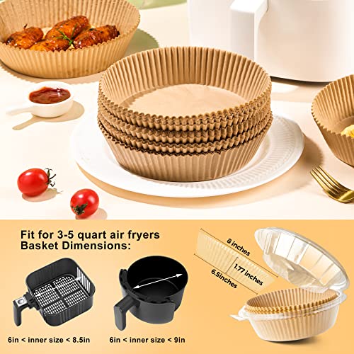 Air Fryer Liners Disposable (6.5"Round)