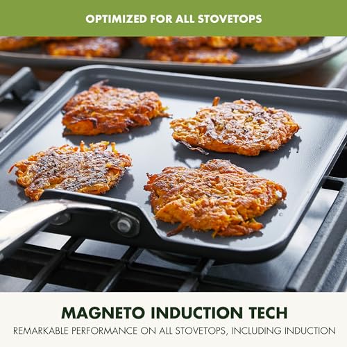 Valencia Pro 11" Ceramic Nonstick Griddle (11" Griddle Pan / Gray)