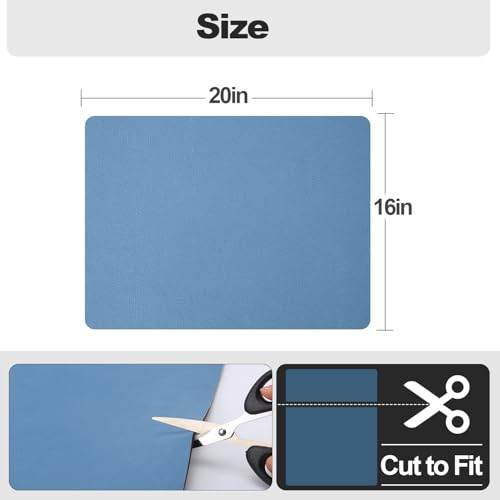 Dish Drying Mat for Kitchen Counter (Blue / 16" x 20")