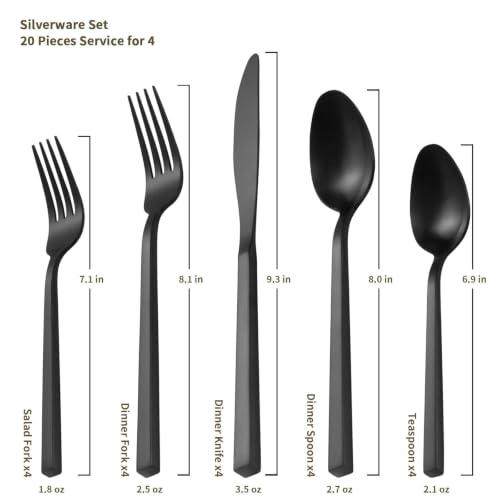 Cube Black 20 (Black / 20 pieces for 4)