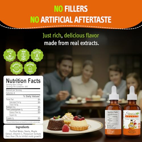 Maple Flavored Liquid Stevia (2 Fl Oz (Pack of 1))