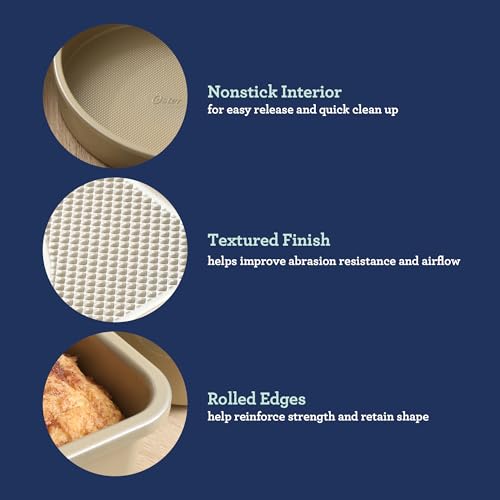 Verlice 5 Piece Carbon Steel Baking Pans Bakeware Set W (5-Piece Bakeware Set / Champagne Gold)