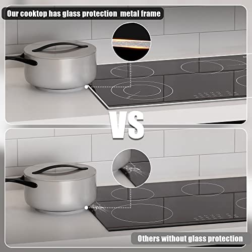 30 Inch Electric Cooktop 4 Burners (4 burners 30 inch)