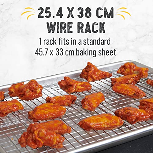 Cooling Racks for Cooking and Baking (15" x 10" (2 Pack))