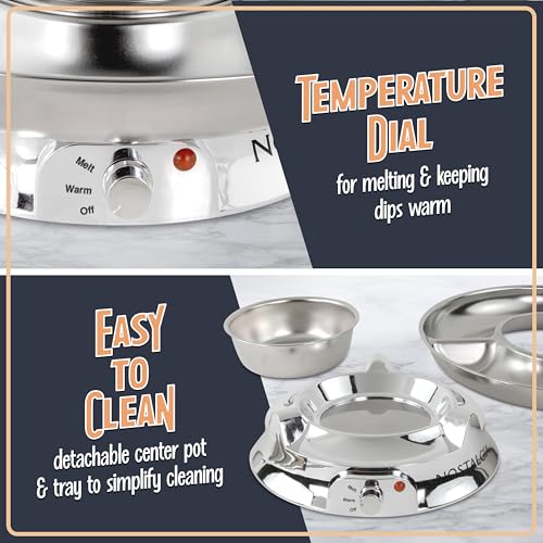 Electric Fondue Party Set (10 Oz / Stainless)