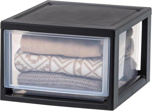 Plastic Storage Drawer Organizer (14 Qt - 3 Pack)