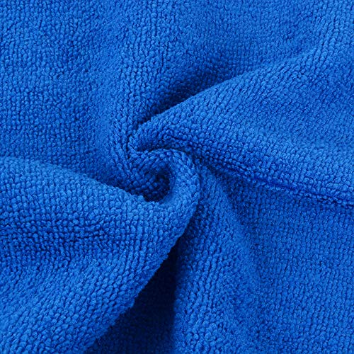 Dish Cloth for Washing Dishes Kitchen Washcloth Cleaning Cloth (Dark Blue / 12inchx12inch 10pack)