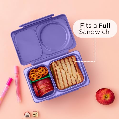 OmieBox UP Kids Insulated Bento Box (Galaxy Purple)