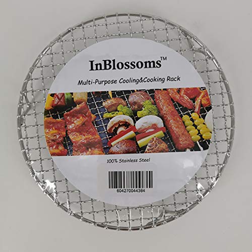 Versatile Round 304 Stainless Steel Cooling Rack Baking (Dia 11.6")