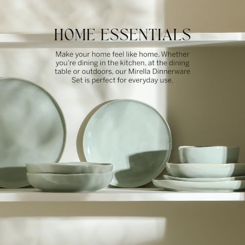 Mirella 24 Piece Dinnerware Set Stoneware (Light Green / 24-Piece - Service for 8)