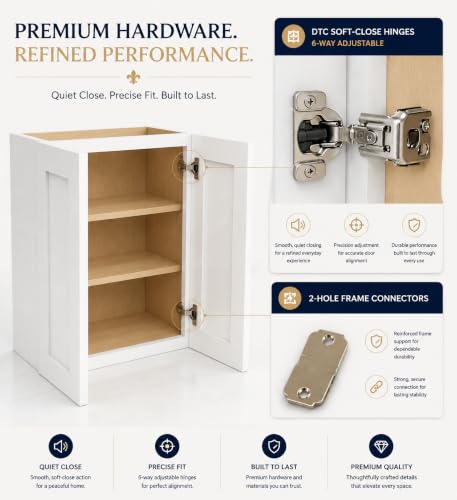 Wall Mounted Cabinet (White / 24" W x 12" D x 36" H)