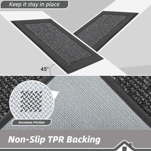 Indoor Door Mat 24" x 60" (Charcoal / 24" X 60" (Rectangular))