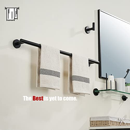 Black Towel Bar (Black / 27 Inch)