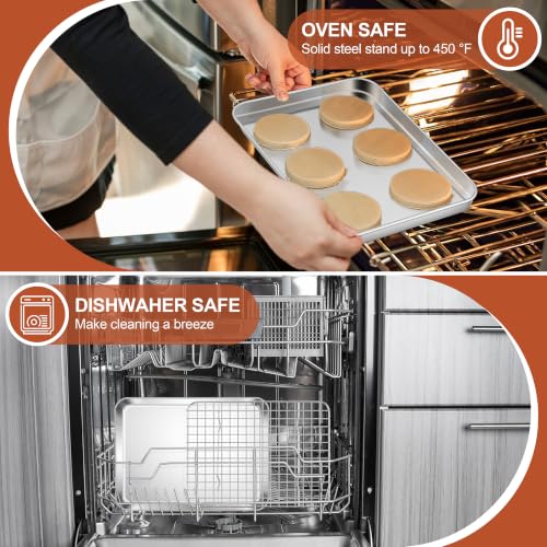 Baking Sheet with Wire Rack Set (10.5"x8")