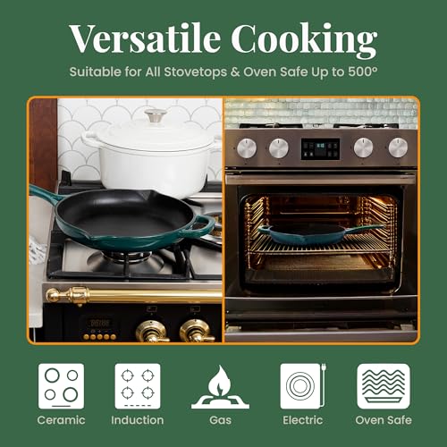 Enameled Cast Iron Skillet (Bondi)