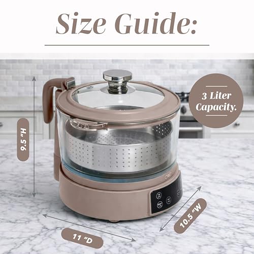 Glass Mini Low Carb Rice Cooker (Goat/Mink)