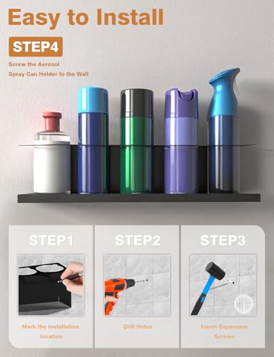 6 Pack Spray Can Holder Organizer (6 Pack)