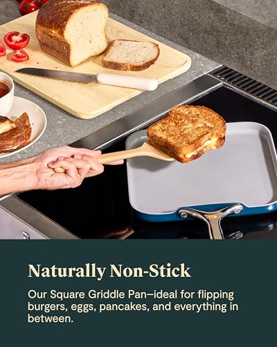 11" Non Stick Square Griddle Pan (Navy)