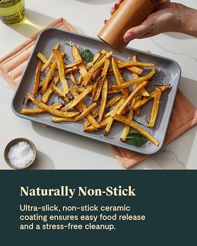 Non Stick Ceramic Baking Sheet Trio (Navy / Baking Sheet Trio)