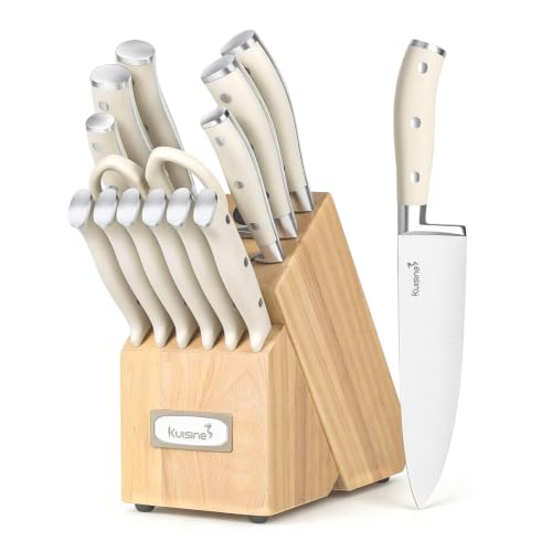 Premium Sharp Knife Set (Pro White Horizontal / 15 pieces)