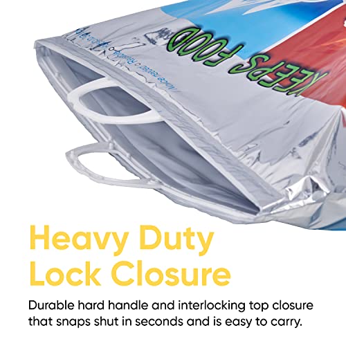 Hot and Cold Insulated Bags for Food Delivery (Small (Lunch Size))