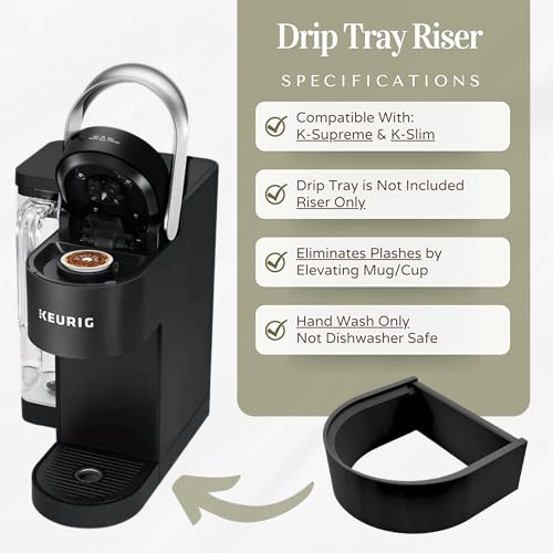 Drip Tray Mug (K-Supreme 1.7 Inches Tall / Black)