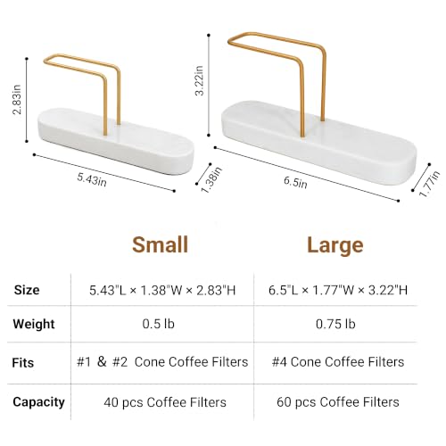 Coffee Filter Holder (White / Small)