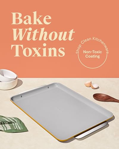 Non Stick Ceramic (Marigold / Large 18" x 13")