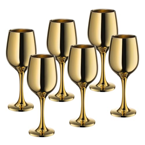Décor Wine Glasses (Gold)