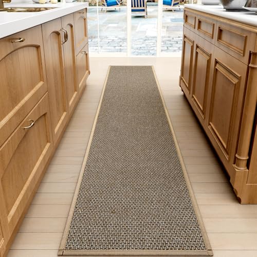 Kitchen Mat for Floor (Brown / 17.3"x95" (Rectangular))