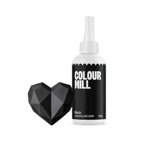Chocolate Drip (Black / 125 Grams (Pack of 1))