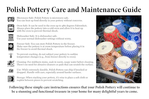 Polish Pottery Baker (blue, green, red)