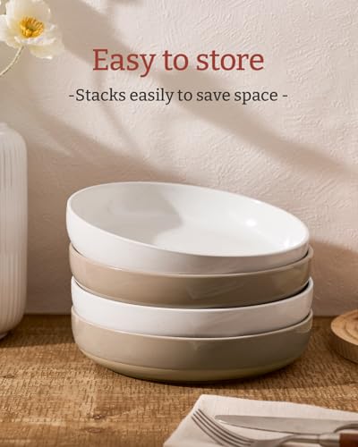 Milkyway 33 oz Pasta Bowls Set of 4 (Multicolor / Set of 4)