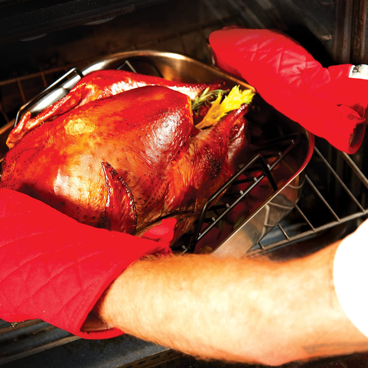 Stainless Steel 13" x 16" Roaster with rack (13" x 16" Roaster)