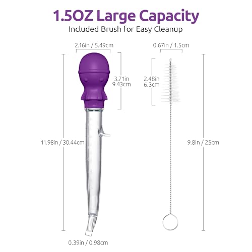 Turkey Baster for Cooking (Purple)