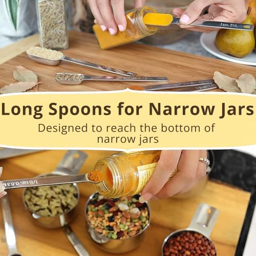 Measuring Cups & Spoons Set of 12 (12 Piece Set)