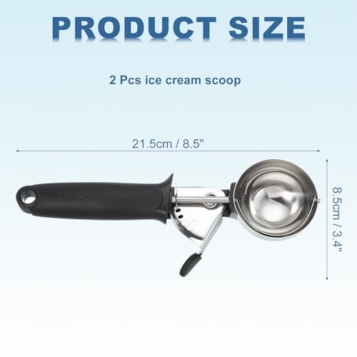 2pcs Cookie Scoops (Black)