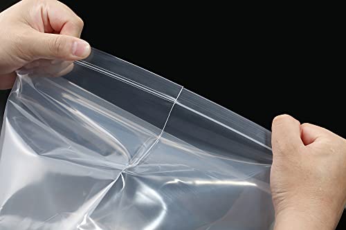 100Pcs 9"x12" Thick 3Mil Clear Reclosable Zip Seal Lock Plastic Poly Bags (9x12inch(100PCS))