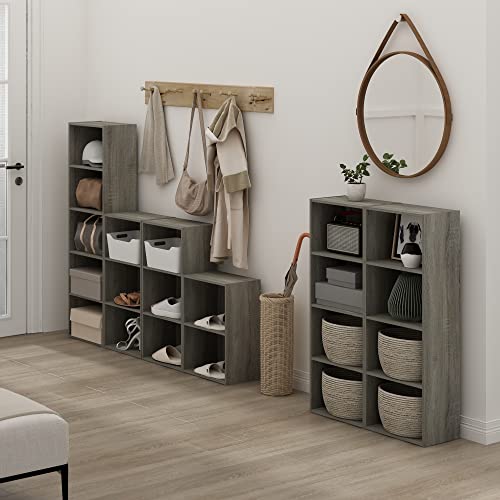 LUDER 3 Tier Book Shelf (French Oak / 3-Tier, 9.3 x 16 x 31.4)