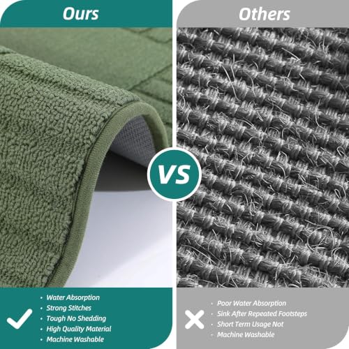 Kitchen Rugs 24"x35" (Green / 24" X 35" (Rectangular))