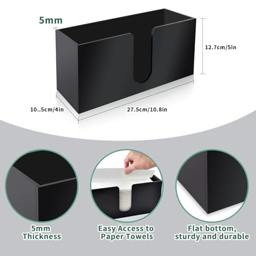 Paper Towel Holder Countertop (Black)