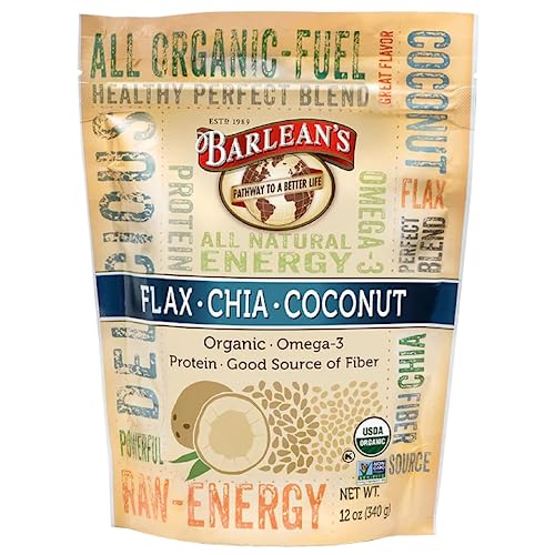 Organic Flax Chia Coconut Seed Blend with 2 (12 Ounce (Pack of 1))