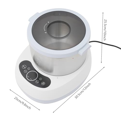 Electric Dough Maker with Ferment Function (4.5Qt, 230W, Blue)