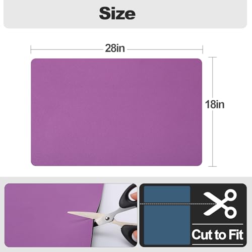 Dish Drying Mat for Kitchen Counter (Purple / 18" x 28")