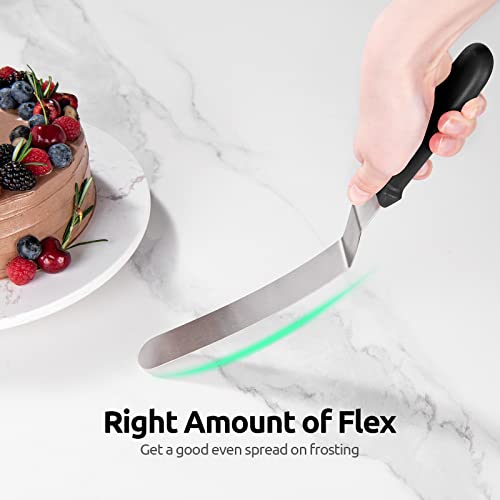 Icing Spatula (Black (6", 8", 10"))