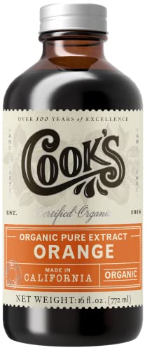 Organic Orange Extract for Baking & Cooking (16 Fl Oz (Pack of 1))