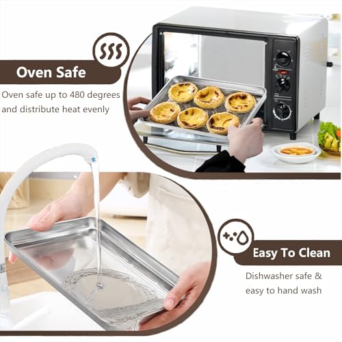 Cookie Sheets for Baking (12inch 10inch)