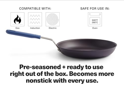 8 Inch Pre Seasoned Carbon Steel Fry Pan (8 Inch)